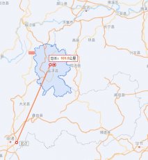 云南大山溝里最窄的縣城是在這里、